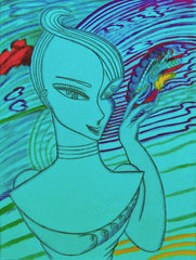 love my,DOLPHIN space cake girl