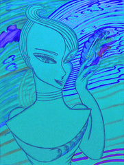 love my,DOLPHIN space cake girl
