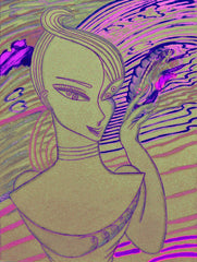 love my,DOLPHIN space cake girl