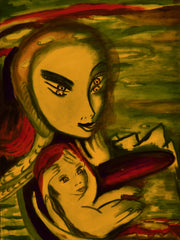 the two of us with little boy in ukraine war with little girl free