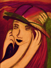 l don't know,with sun hat