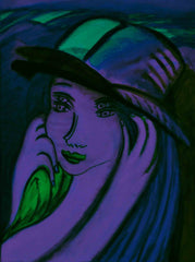 l don't know,with sun hat