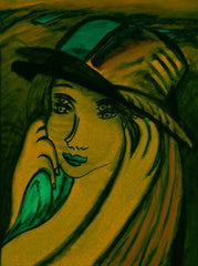 l don't know,with sun hat