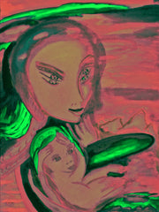 the two of us with little boy in ukraine war with little girl free