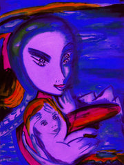 the two of us with little boy in ukraine war with little girl free