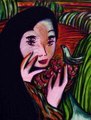with bird with little girl free