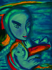 the two of us with little boy in ukraine war with little girl free