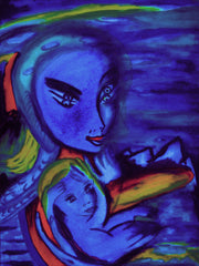 the two of us with little boy in ukraine war with little girl free