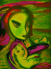 the two of us with little boy in ukraine war with little girl free