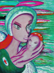 the two of uS WITH LITTLE BOY IN UKRAINE WAR with little girl free