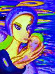 the two of uS WITH LITTLE BOY IN UKRAINE WAR with little girl free