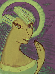 space women with bird