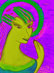 space women with bird