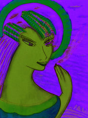 space women with bird