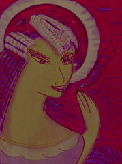 space women with bird