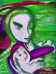 the two of us with little boy in ukraine war with little girl free