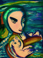 the two of us with little boy in ukraine war with little girl free