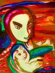 the two of us with little boy in ukraine war with little girl free