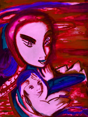 the two of us with little boy in ukraine war with little girl free