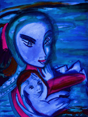 the two of us with little boy in ukraine war with little girl free