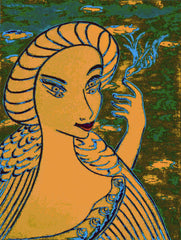 girl with bird with little girl free