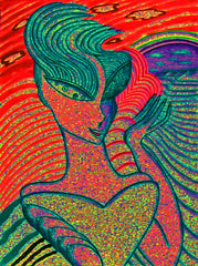 love my space cake girl