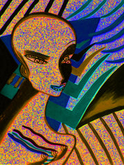 l wonder you,water colour printer girl