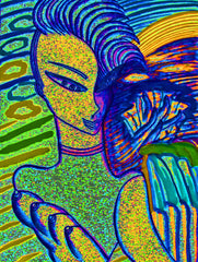 love my space cake girl