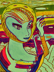 space computer girl