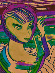 space computer girl