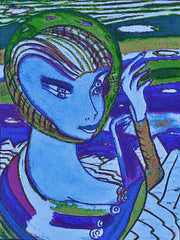space computer girl