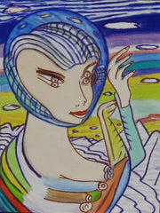 space computer girl