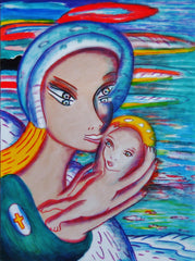 the two of uS WITH LITTLE BOY IN UKRAINE WAR with little girl free