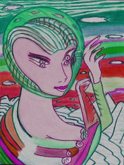 space computer girl