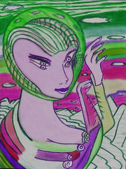 space computer girl
