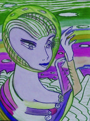 space computer girl