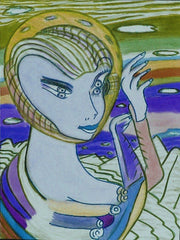 space computer girl