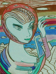 space computer girl