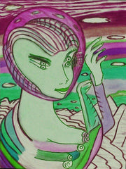 space computer girl