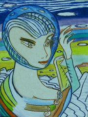 space computer girl