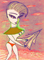 love my,come fly with me space cake girl