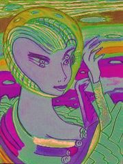 space computer girl