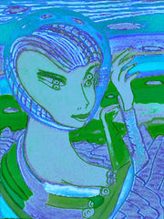 space computer girl