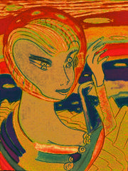 space computer girl