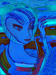 space computer girl