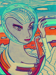 space computer girl