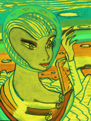 space computer girl