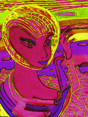 space computer girl