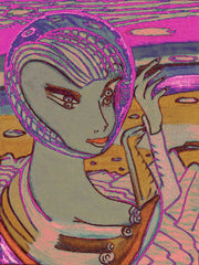 space computer girl
