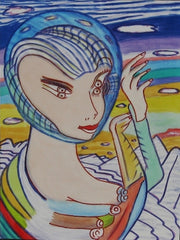 space computer girl